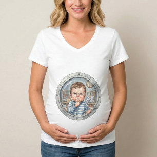 Camiseta Grávida - Shhh .. O bebê precisa dormir