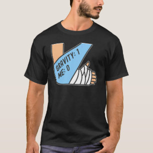 Camiseta Gravidade 1 Eu 0  Fratura do Braço 4