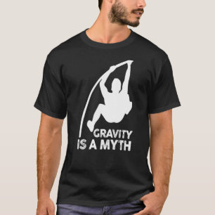 Camiseta Gravidade De Salto De Vara E Jumper De Campo