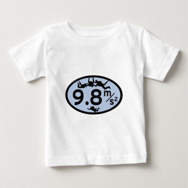 Camiseta Gravidade do mergulho do céu (Frente)