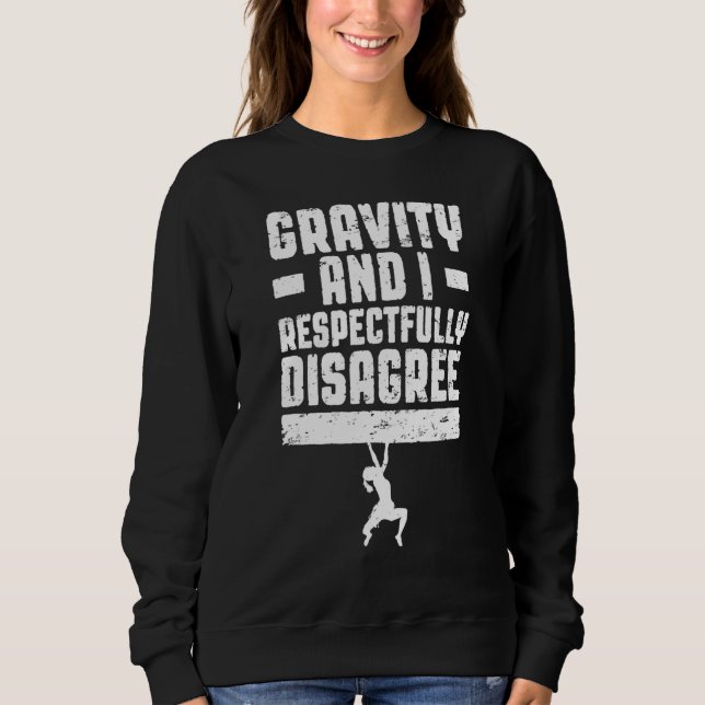 Camiseta Gravidade E Eu Respeitadamente Discordo De Bloquea (Frente)