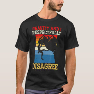 Camiseta Gravidade E Eu Respeitadamente Discordo Do Clima R