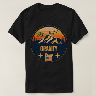 Camiseta Gravidade, Iowa Ia, Estados Unidos