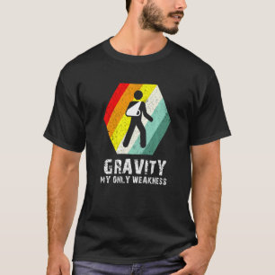 Camiseta Gravidade Retroativa Meu Braço de Fraqueza Soltand