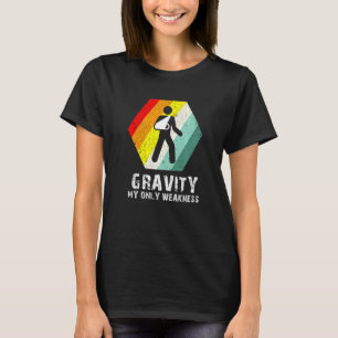 Camiseta Gravidade Retroativa Meu Braço de Fraqueza Soltand