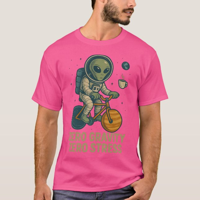 Camiseta Gravidade Zero Estresse Zero (Frente)
