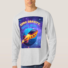 Camiseta Gravidade zero sonhos infinitos
