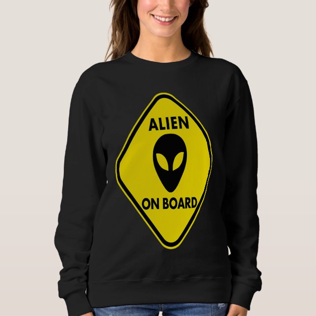 Camiseta Gravidez  Alien a Bordo (Frente)