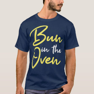 Camiseta Gravidez Anúncio Humor para Chá de fraldas Preg