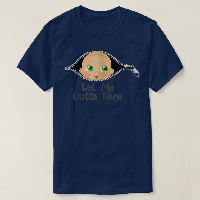 Camiseta Gravidez da Mulher com Bebê em Mães Futuras (Frente do Design)