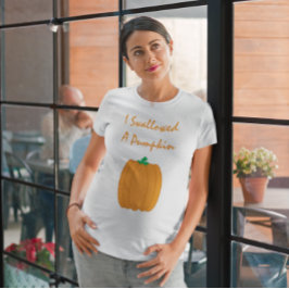 Camiseta Gravidez de Abóbora