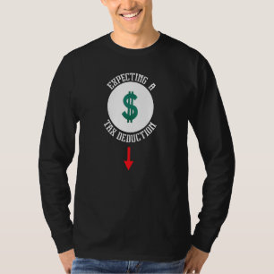 Camiseta Gravidez Esperando Dedução Fiscal Gravidez Mamãe