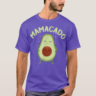 Camiseta Gravidez Fofo Avocado Mamacado Vegan Grávida Mãe B