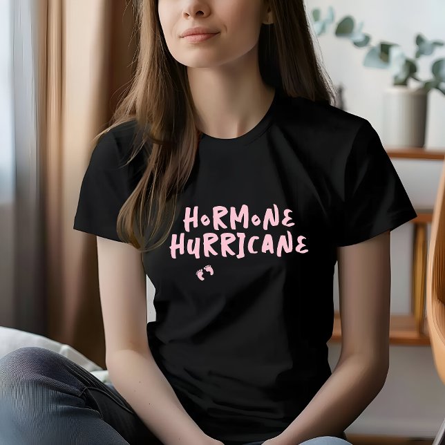 Camiseta Gravidez humorística impressões digitais de bebês  (Criador carregado)