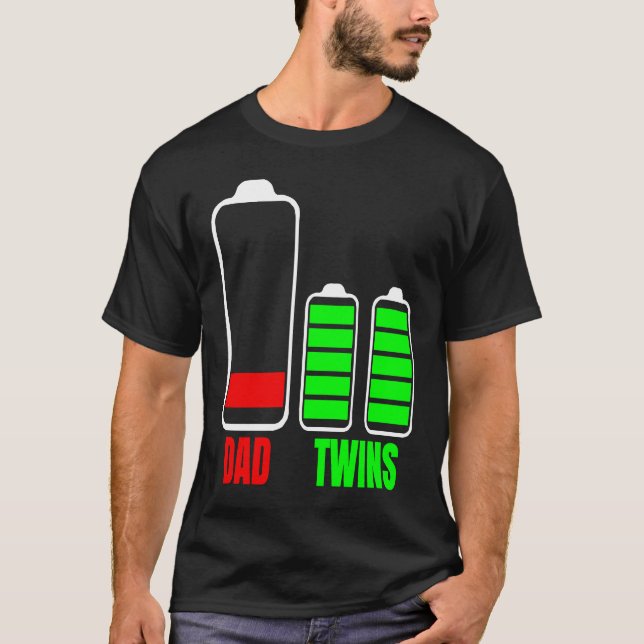Camiseta Gravidez Twin Siblings (Frente)