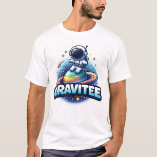 Camiseta Gravitee Dabbing Astronauta Galáxia Espaç