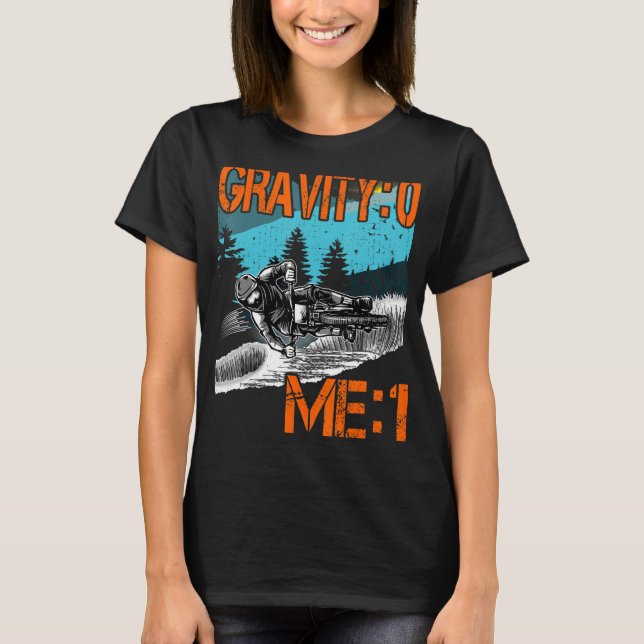 Camiseta Gravity 0 Me 1 Downhill outfit  mountain bike MTB (Frente)