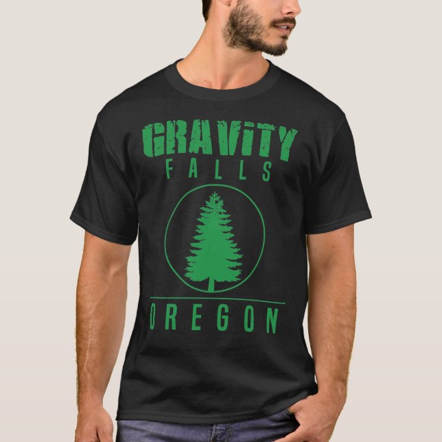 Camiseta Gravity Falls Oregon Pine Essential  (Frente)