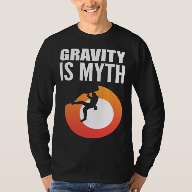 Camiseta Gravity is Myth Adventurous Person (Frente)