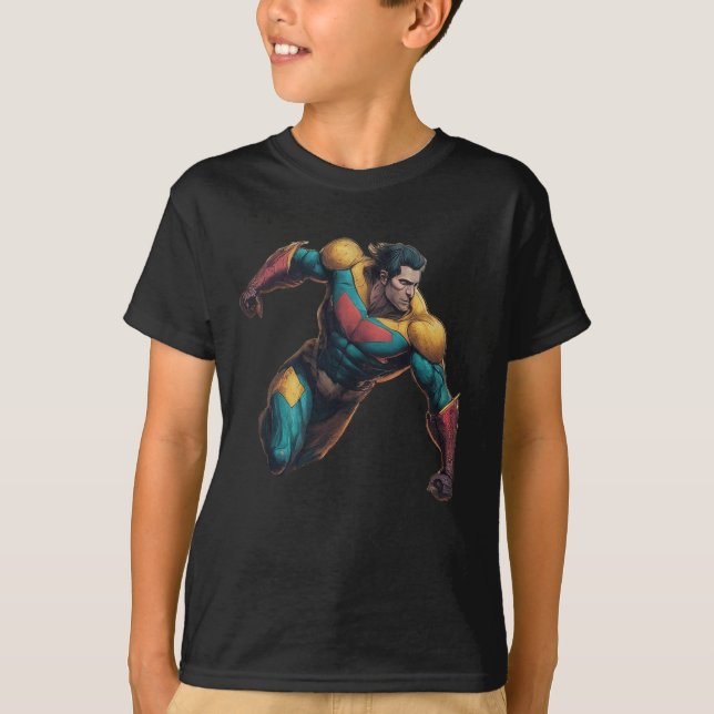 Camiseta "Gravity Master Super-Herói T-Shirt: Poder Redefin (Frente)