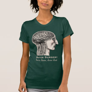 Camiseta Gravura médica da antiguidade do sobrevivente da