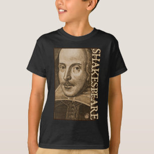 Camiseta Gravuras de Shakespeare Droeshout