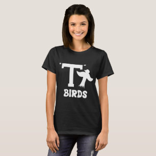 Camiseta Graxa engraçada 70S M básico preto do grupo de