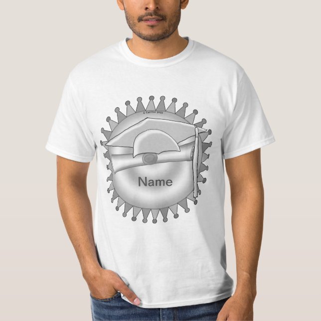 Camiseta Gray Cap Grad Pennant (Frente)
