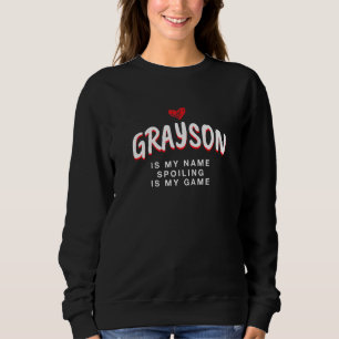 Camiseta Grayson É Meu Nome Apelido Único Quirky Alias Fa