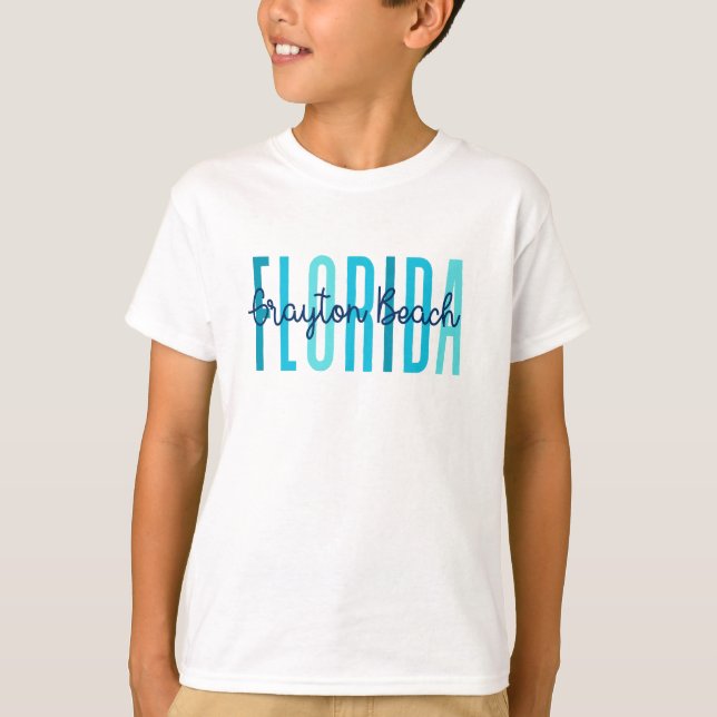 Camiseta Grayton Beach Florida (Ocean) (Frente)