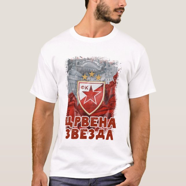 Camiseta GRB Delije Sever Crvena Zvezda Beograd 1991 (Frente)