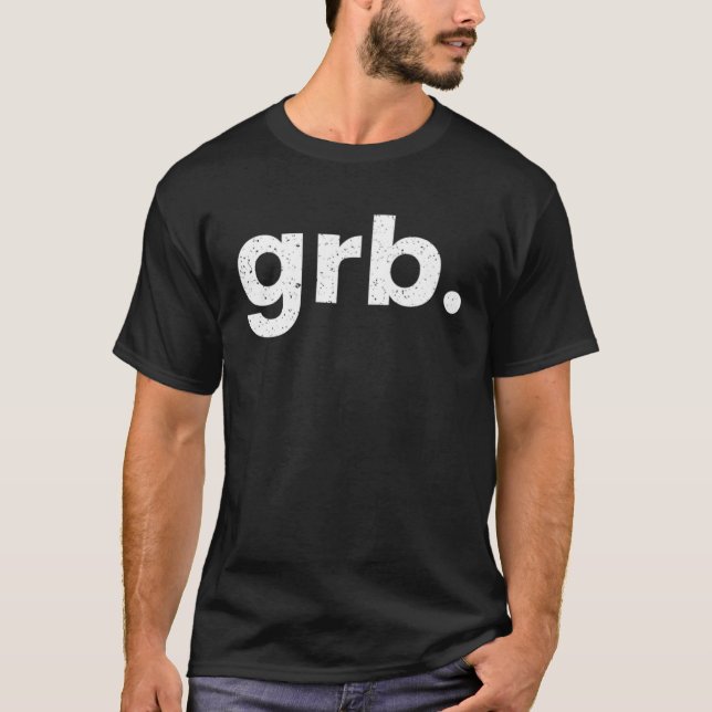 Camiseta GRB Green Bay Wisconsin Airport Code List GRB (Frente)