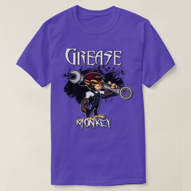 Camiseta Grease Monkey Design (Frente do Design)