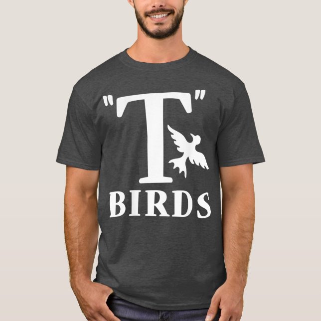 Camiseta Grease TBirds Rydell High Mens Damas (Frente)
