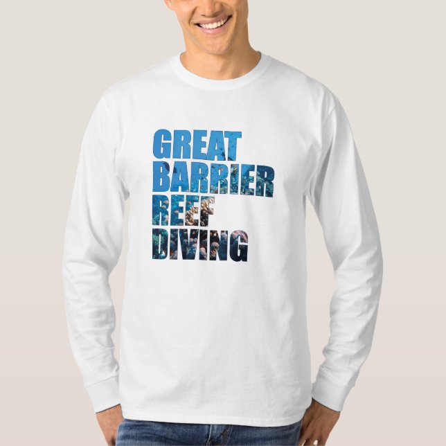 Camiseta Great Barrier Reef Scuba Diving Corals (Frente)