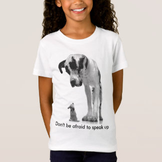 Camiseta great-dane-and-chihuahua1, não estão receosos a s…