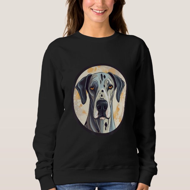 Camiseta Great Dane Dog Cute Dog Breed Dog Motif (Frente)
