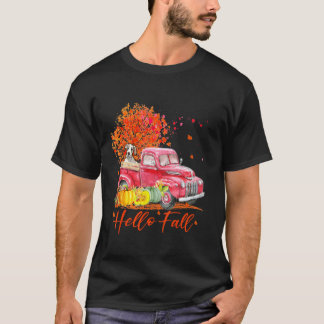 Camiseta Great Dane Dog Leaf Autumn Happy Fall Y All Red Tr