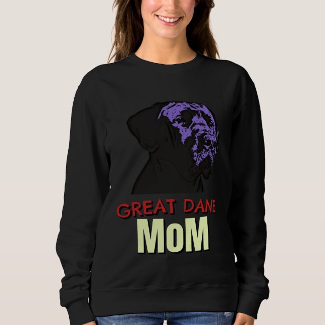 Camiseta Great Dane Mom Cute Dog Great Dane (Frente)