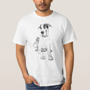 Camiseta Great dane que amua o Harlequin