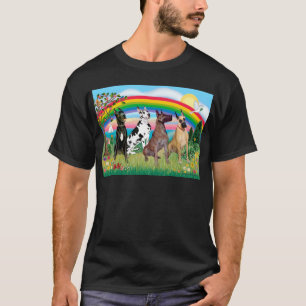 Camiseta Great Danes (quatro) - Rainbow Bright