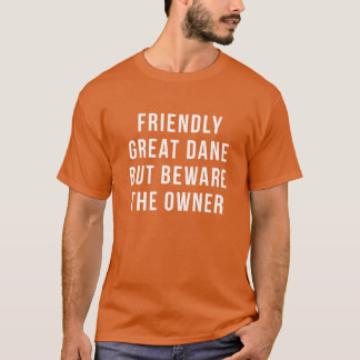 Camiseta Great Daneshirt Amigável ao Great Dane, m