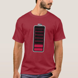 Camiseta GREAT Low battery icon TEE SHIRT
