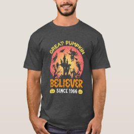 CAMISETA GREAT PUMPKIN BELIEVER SINCE 1966
