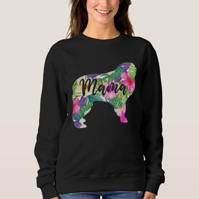 Camiseta Great Pyrenees Mama Mom Flowers Mother s Day (Frente)