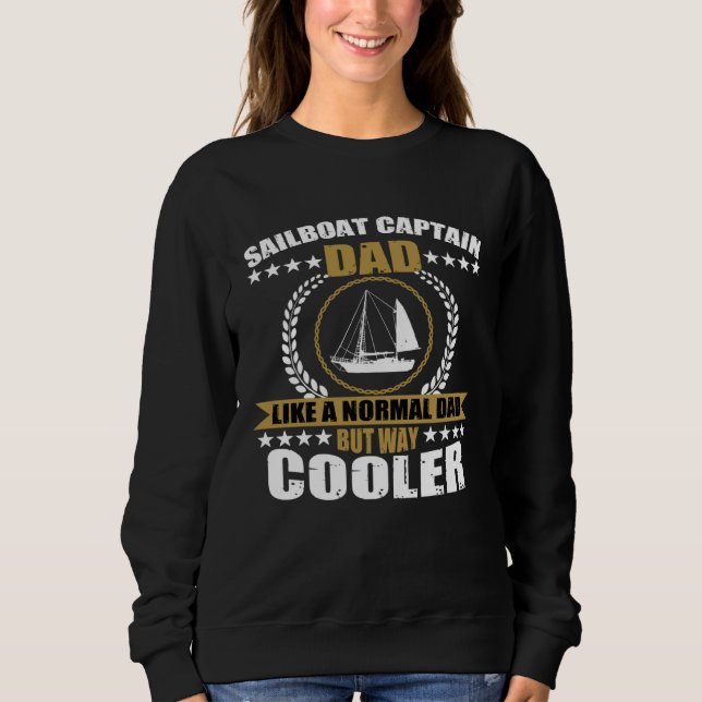 Camiseta Great sailing boat captain dad saying sailing men (Frente)