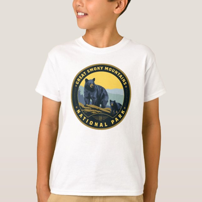Camiseta Great Smoky Mountains National Park (Frente)
