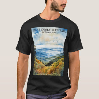 Camiseta Great Smoky Mountains National Park View From The