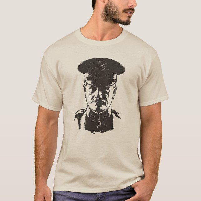 Camiseta Great War US General Vintage (Frente)