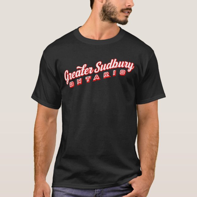 Camiseta Greater Sudbury Ontario (Frente)
